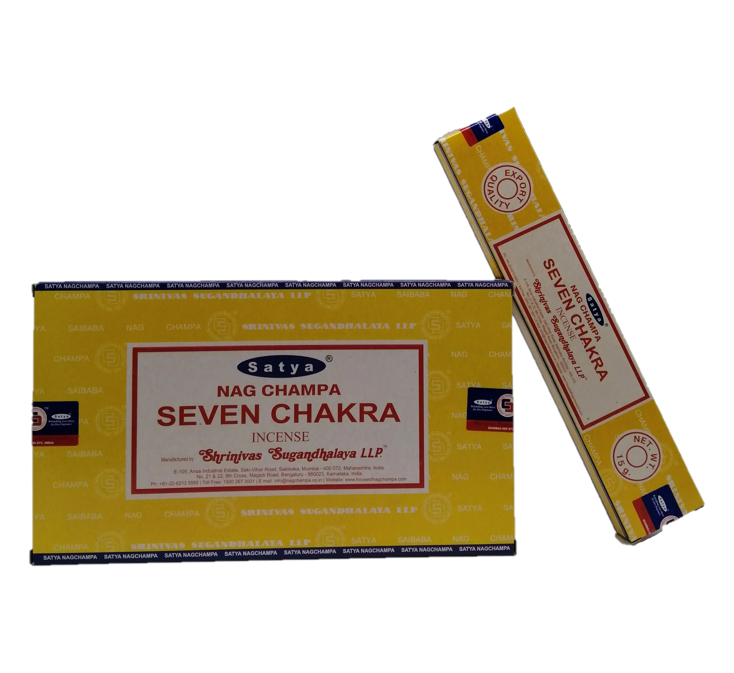 Incense Complete Boxes Satya Nag Champa Original, Goloka Agarbathi Palo Santo Reiki Cinnamon Money Lavender Rose Natural Rosemary Namaste Patchouli Tulsi Cones (Handmade in India) + Gift Burner